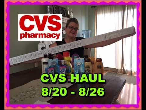 CVS HAUL:  8/20 – 8/26….ONLY 3¢ PER ITEM | NO % COUPON!