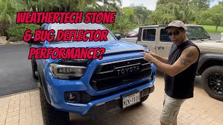 Tacoma WeatherTech Stone & Bug Deflector Performance