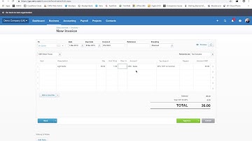 Xero Basic Sales Invoice Creation