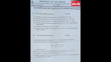 MD-002 Pre-Calculus 2 | 2024 paper | #bscs