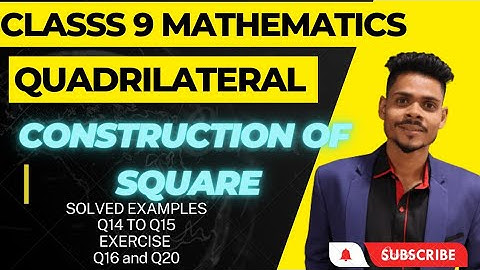 Class 9 maths|quadrilateral|construction of quadrilateral|construct  parallelogram|ex 11b q16 q20 rs