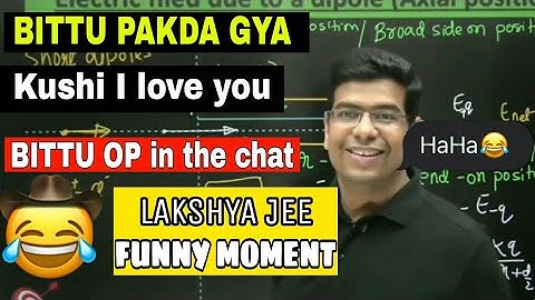 BITTU Caught in live class by Rohit Gupta sir | Lakshya jee | LAKSHYA BATCH | #physicswallah #PW