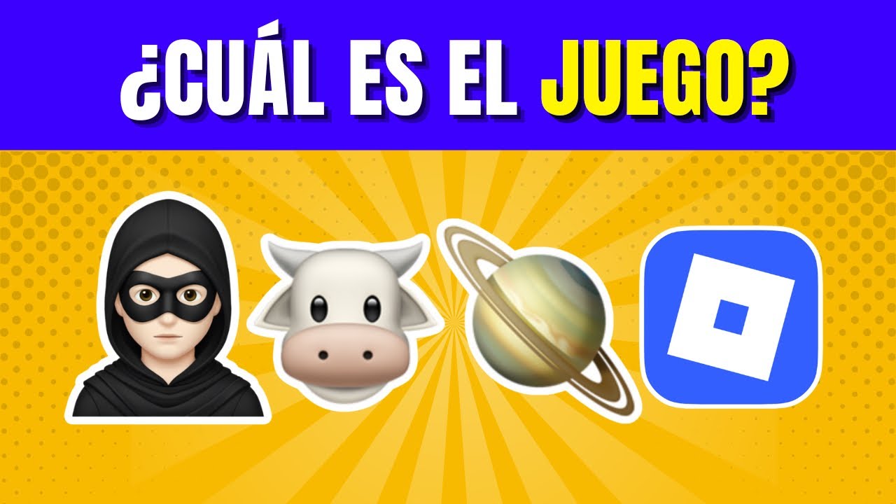 Adivina el JUEGO DE ROBLOX con emojis 😳🎮 ¿Cuántos adivinarás? 