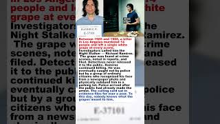 He Left a White Grape at Every Murder. Police Had It for a Year and Told Nobody #shorts #darkhistory