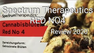Medizinisches Cannabis Spectrum Therapeutics Red no.4 Review (neue Charge) 2020