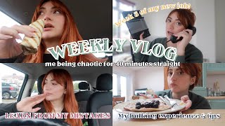 A WEEK IN MY LIFE WHERE EVERYTHING WENT WRONG | VLOG (chaotic vibes)