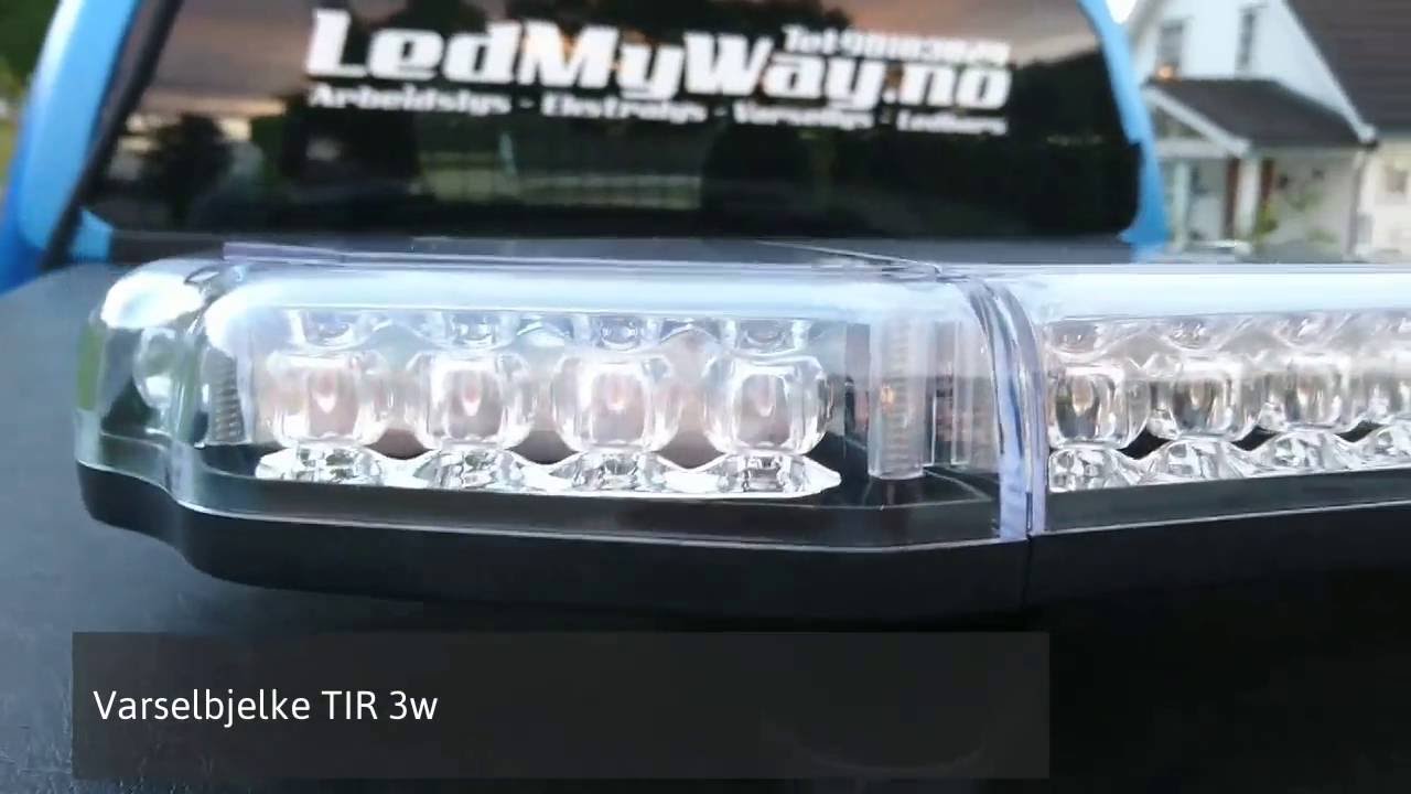 Varselbjelke 1164mm TIR 3w