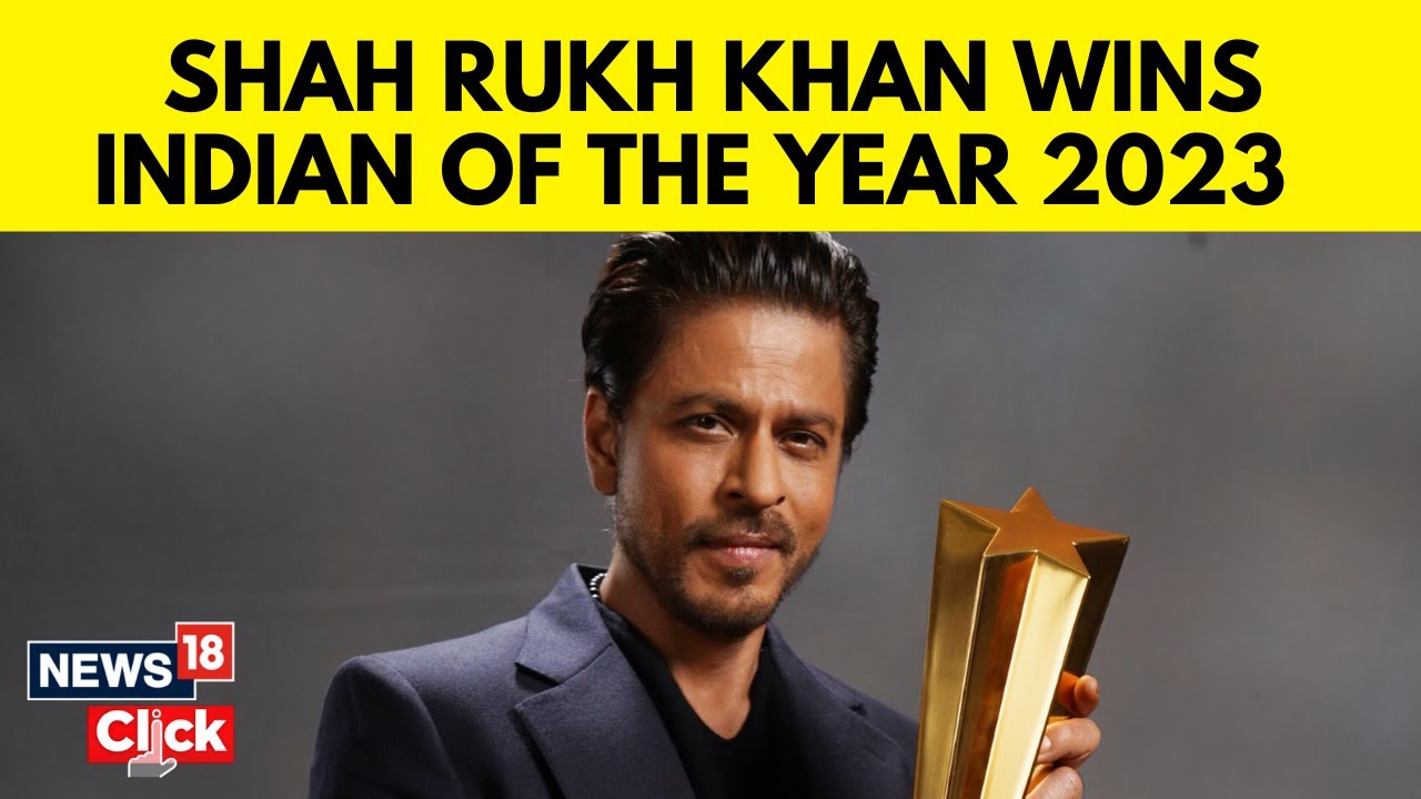 Shah Rukh Khan Wins CNN-News18 Indian Of The Year Award | Indian Of The Year 2023 | Shah Rukh Khan