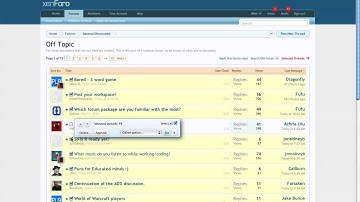 Moderation Tools in XenForo