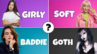 आप किस तरह की लड़की हैं? चुलबुली, बिंदास, सौम्य या गॉथिक? 💖🎀 🏀🖤 | क्विज़ अप ज़ोन screenshot 2