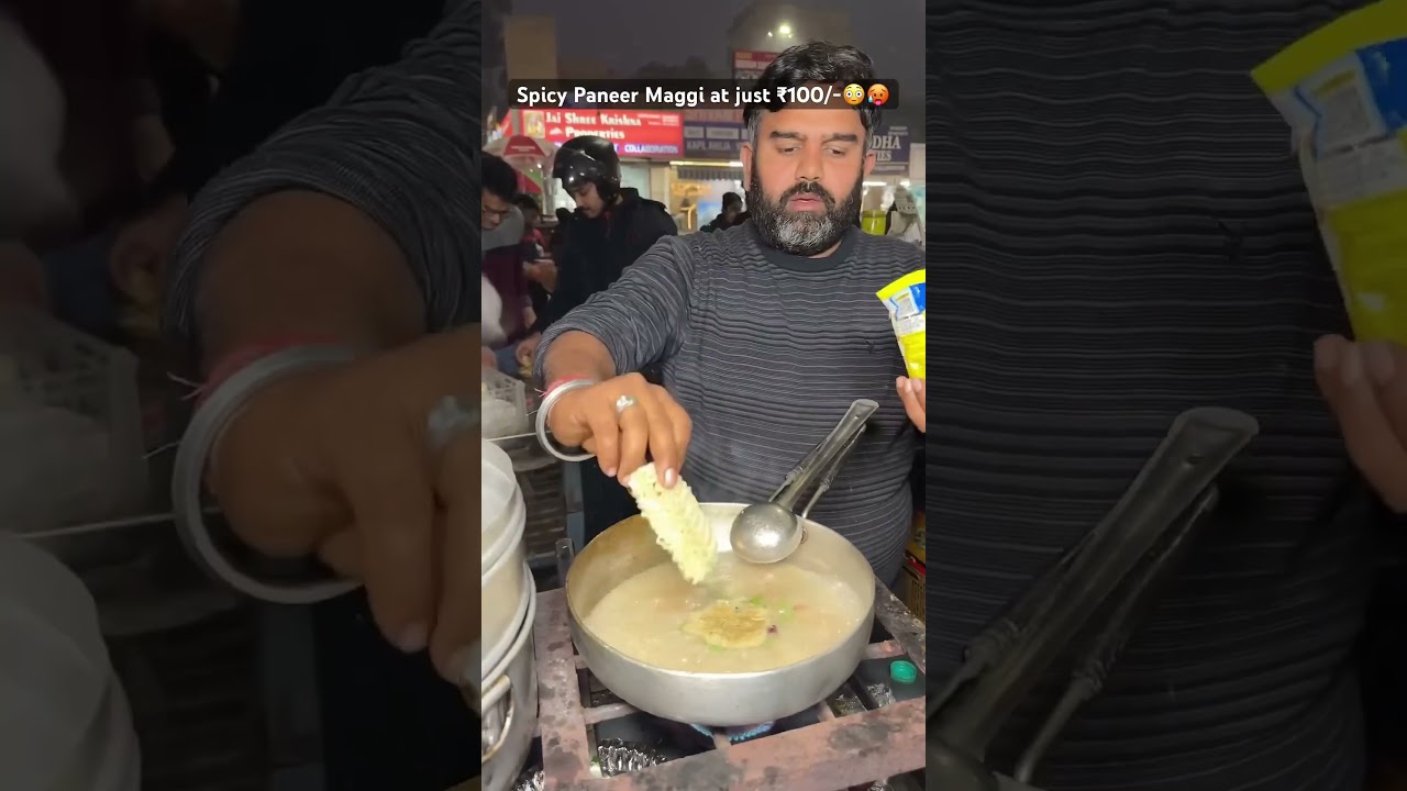 🌶️ Spicy Paneer Maggi for Just ₹100 | #Maggi  #MaggiLover #FoodShorts #HungryFoodsAndReview 🍜🔥