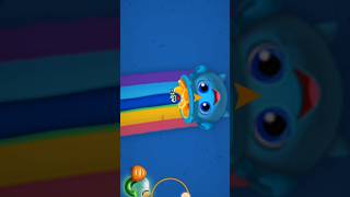 Wormszone Magic🐍 Game play #Short #snack #worms #youtubeshort #slitherio#wormatio#games