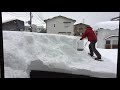 車庫雪下ろし 2021.1.4  2/2