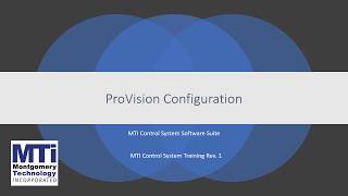 Celebrity MTI Control System - Configuring ProVision Profile