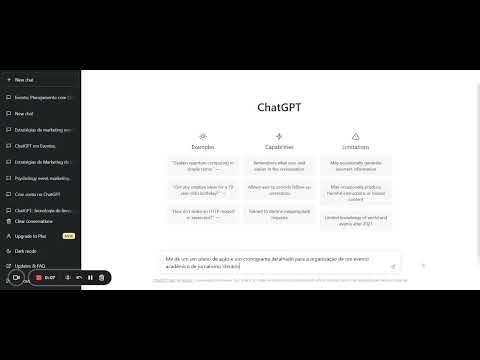 Como usar o ChatGPT em eventos