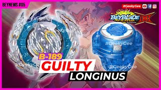 B189 GUILTY LONGINUS KR MDs-2 CONFIRMED!! | Beyblade Burst Dynamite Battle ベイブレードバースト