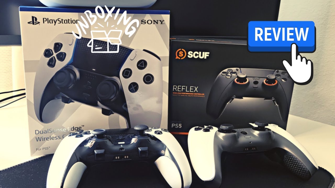 Sony dualsense Edge unboxing + Scuf Reflex Controller Review 