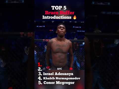 Top 5 Bruce Buffer Intros Ever 