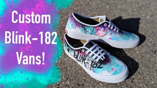 Custom Blink-182 Vans!