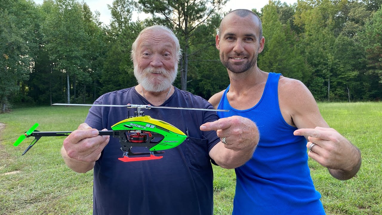 Grandpa Flying The GOOSKY S2 Legend!