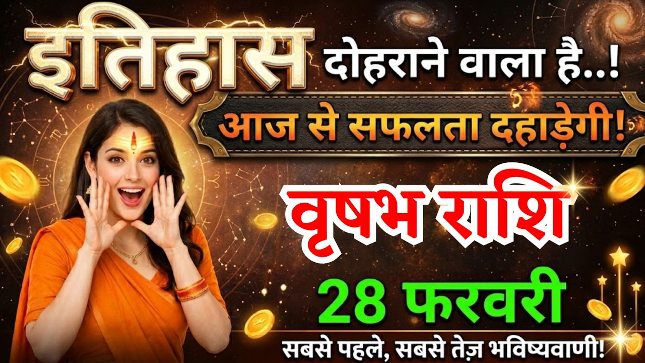 28 फरवरी, वृषभ राशि वालों इतिहास दोहराने वाला है आज से सफलता दहाड़ेगी, vrishabh Rashi