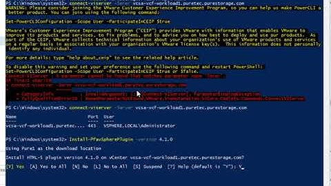 Using VMware Cloud Foundation on Pure Storage with iSCSI