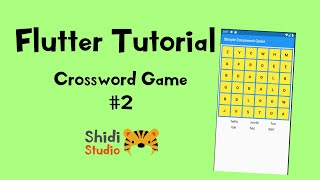 Simple Crossword Flutter Tutorial - Part 2