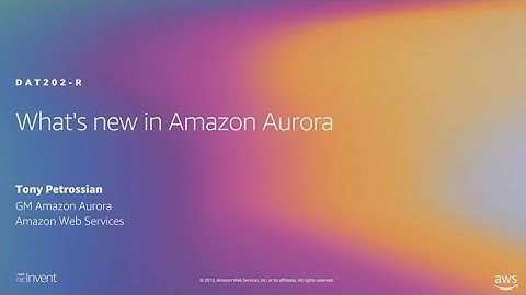 AWS re:Invent 2019: [REPEAT 1] What
