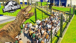 HUMANOS EN EL LABERINTO DE DINOSAURIOS | JURASSIC WORLD EVOLUTION