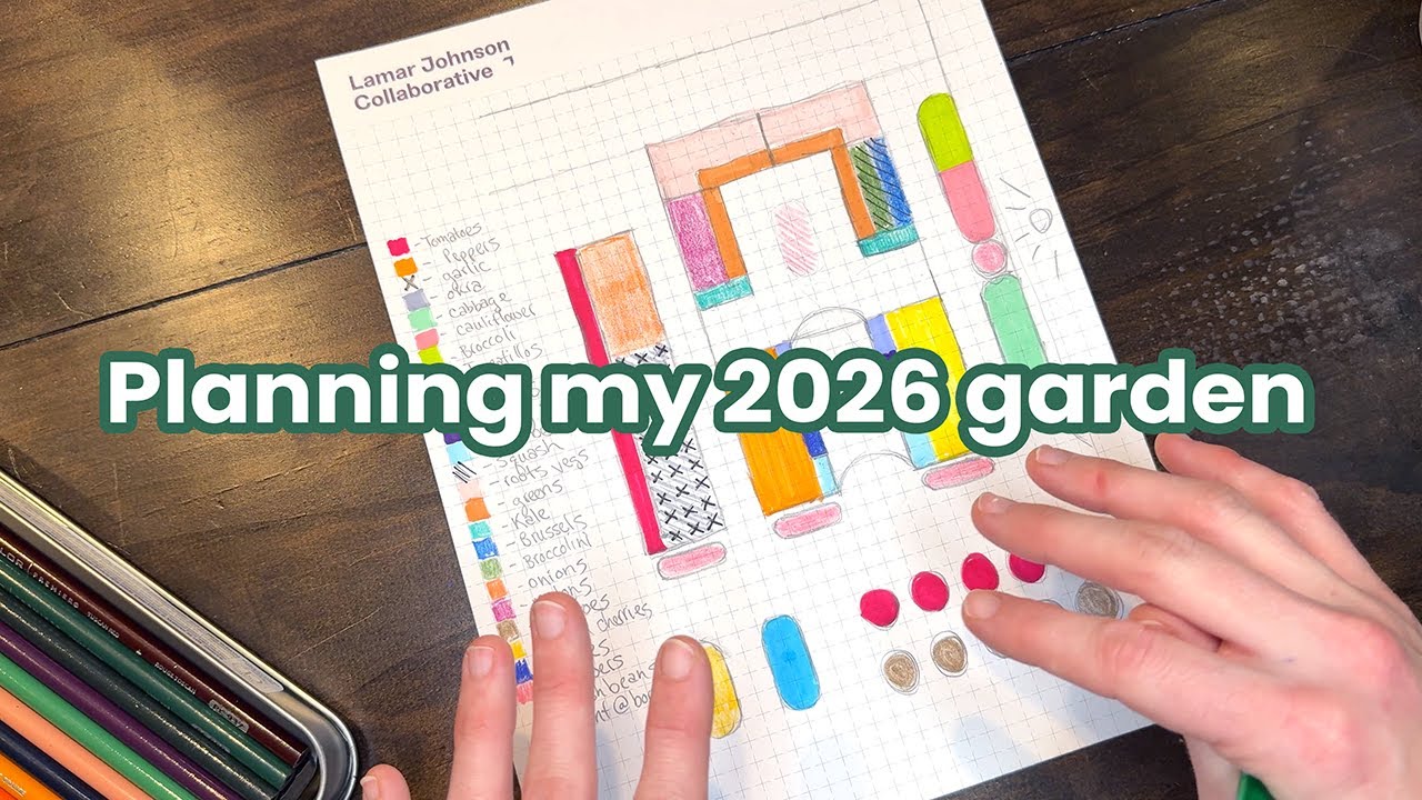 Planning my 2026 Garden | Hand-Drawn Plans for Zone 6b