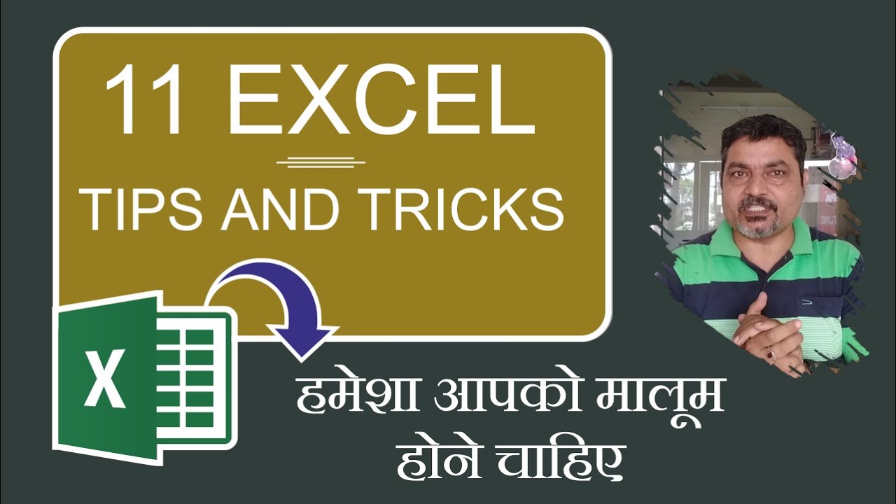 Best 11 Useful Excel Tips & Tricks | Work Faster and Smarter in Excel ...