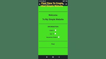 First Create own Html website using Acode app