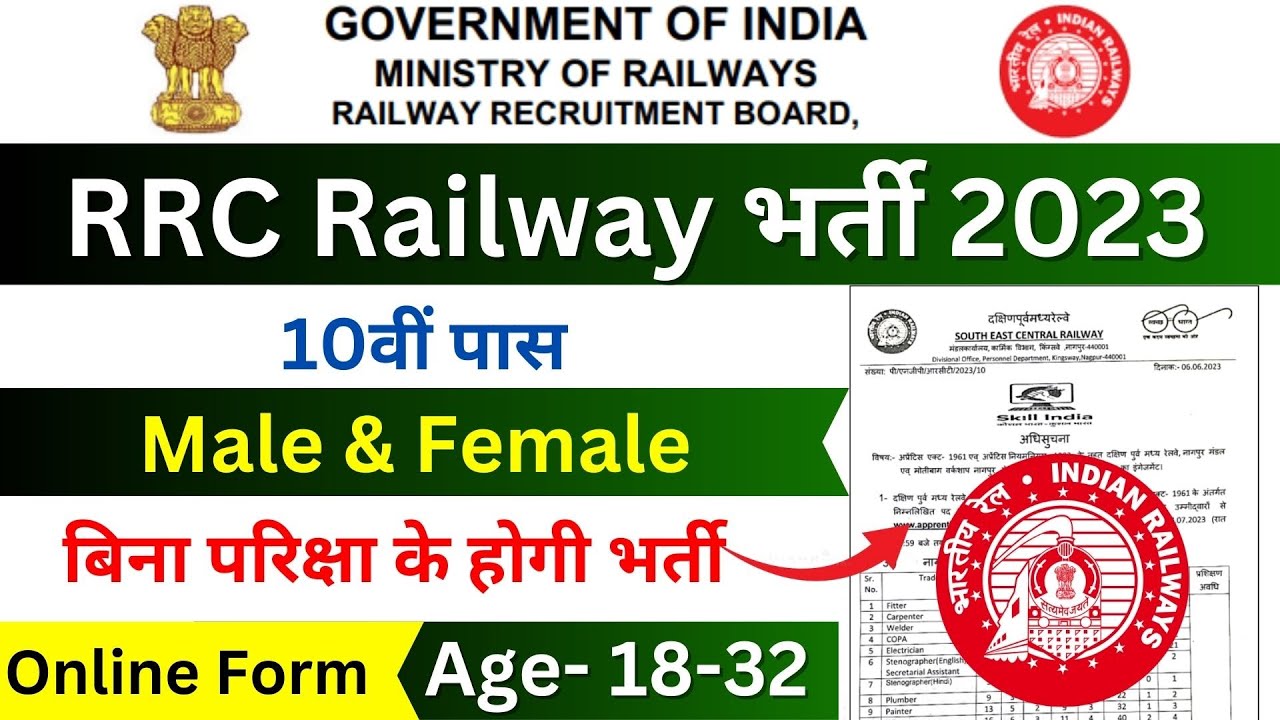 Join Railway | Railway Recruitment 2023 | RRC Vacancy 2023 | RRB Upcoming Jobs | GOVT JOBS IN June