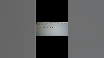 Click ☝▶️for full video: Forming a differential equation by eliminating the arbitrary constants