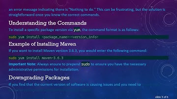How to Install a Specific Package Version on CentOS Using Yum