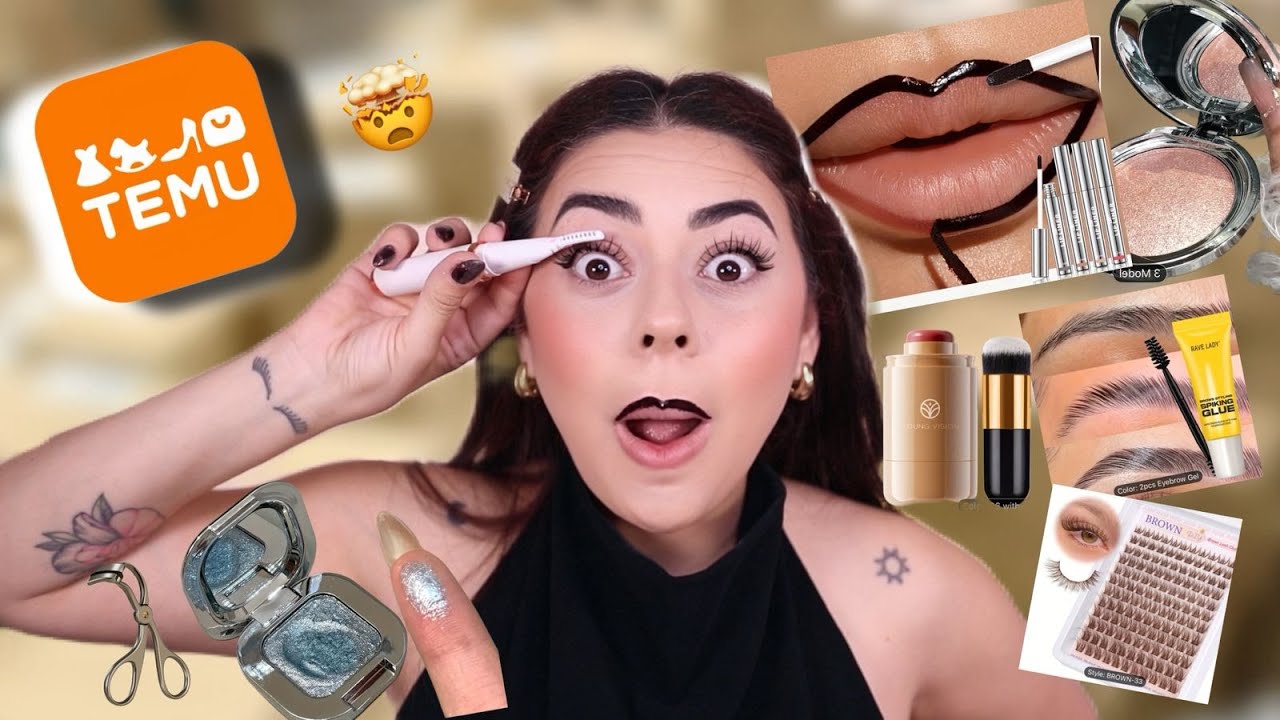 جربت منتجات مكياج من موقع تيمو 😱 | انصدمت من النوعية 😳