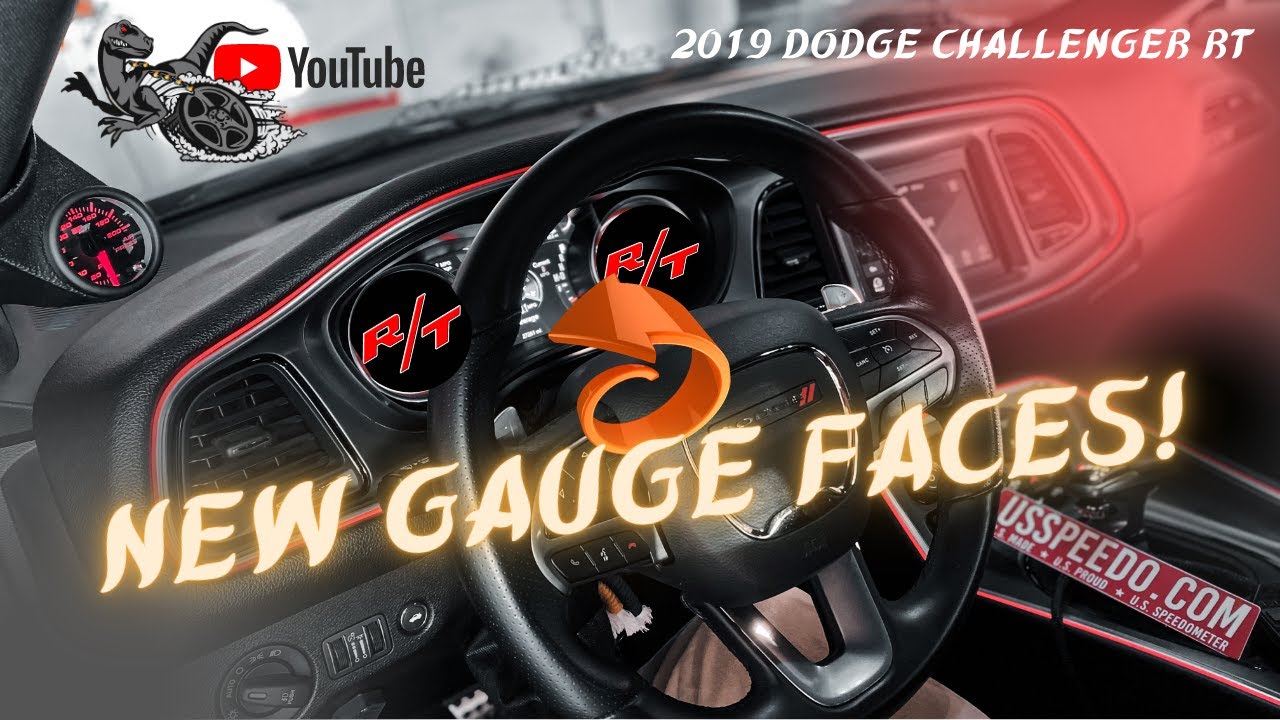 Dodge Challenger 2019 RT Custom Gauges [Install] 