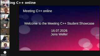 Meeting C++ Student Showcase presentations