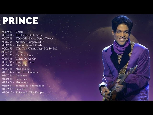 Prince Greatest Hits Playlist Full Album - Best Songs Of Prince Collection class=