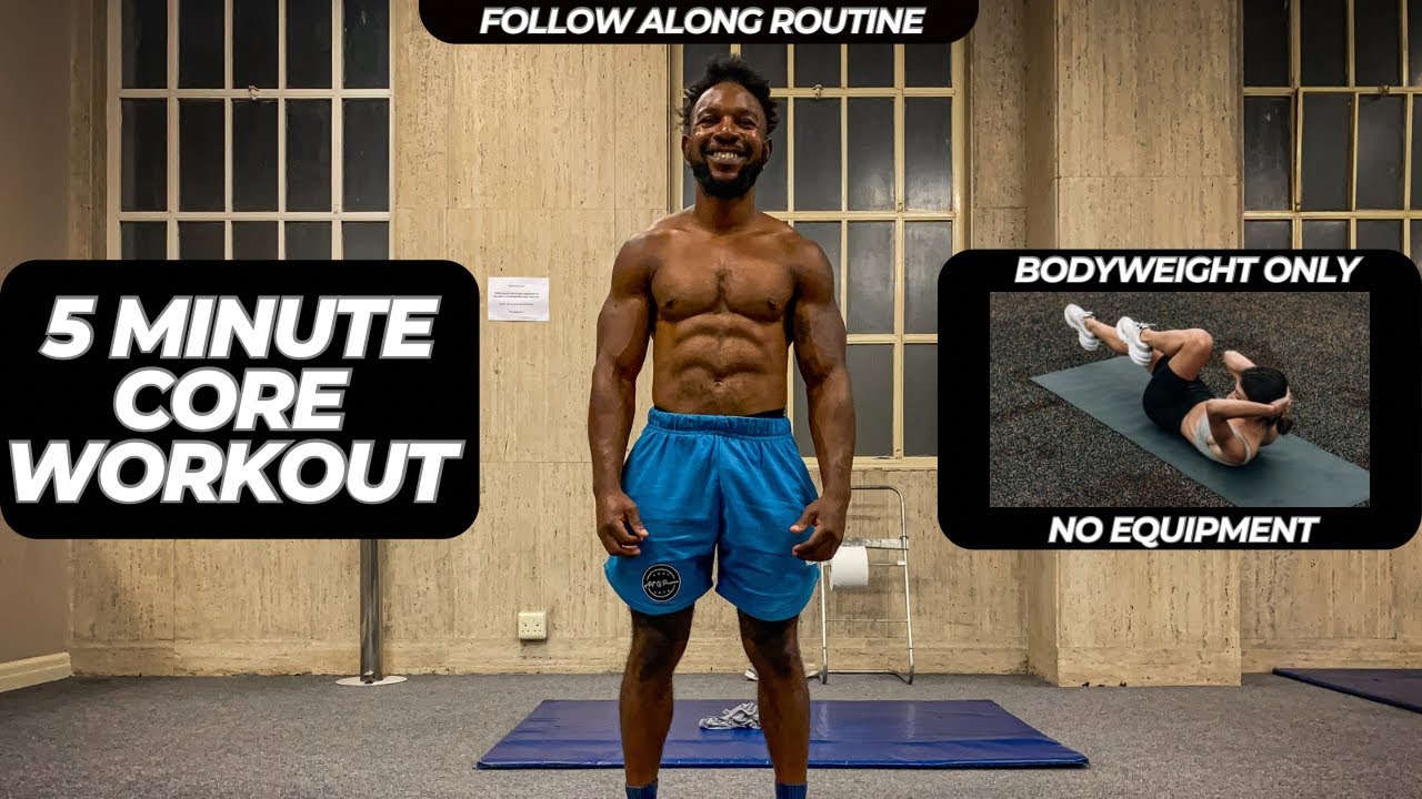 Quick 5-Minute Abs Workout at Home | Follow Along | Build Core Strength ...