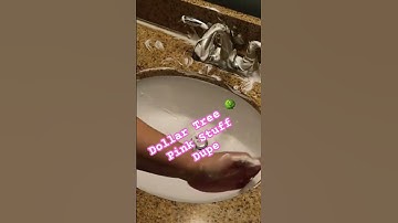 On a budget Dollar Trees Pink Stuff Dupe is a Win @dollartree #cleaning  #scrubbing