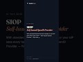 SIOP Explained: Self-Issued OpenID Provider &amp; Decentralized Auth #Shorts