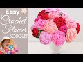 Crochet Rose Pattern Create Beautiful Bouquets With This Simple Method 