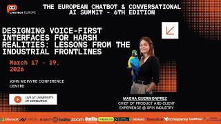 DESIGNING VOICE FIRST INTERFACES FOR HARSH REALITIES  LESSONS FROM THE INDUSTRIAL FRONTLINES
