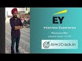 EY Interview Experience | SDE| 7.6 LPA| Online drive| Inderajbir Singh |#shorts