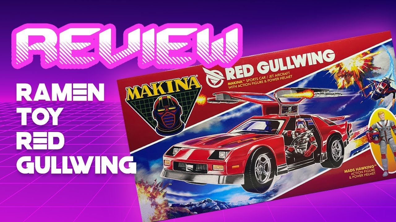 Ramen Toy Red Gullwing and Mads Hawking Review - YouTube