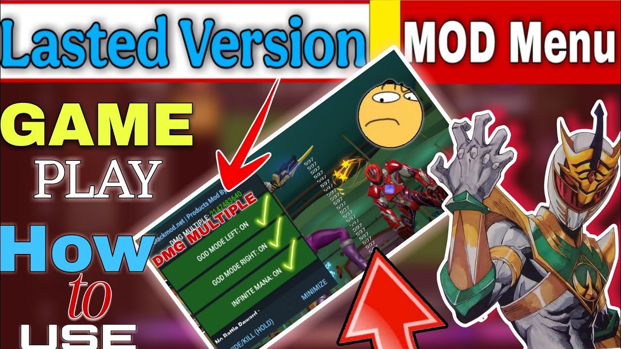 Power Rangers Legacy Wars MOD Menu 😈 Game Play How To Use Power Rangers Mod Menu 🤔Be Gaming Fan 🎯