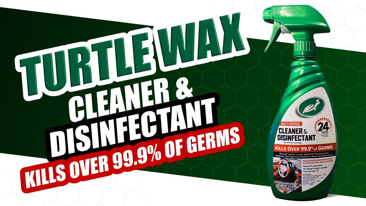 Turtle Wax Multi Purpose Cleaner & Disinfectant YouTube
