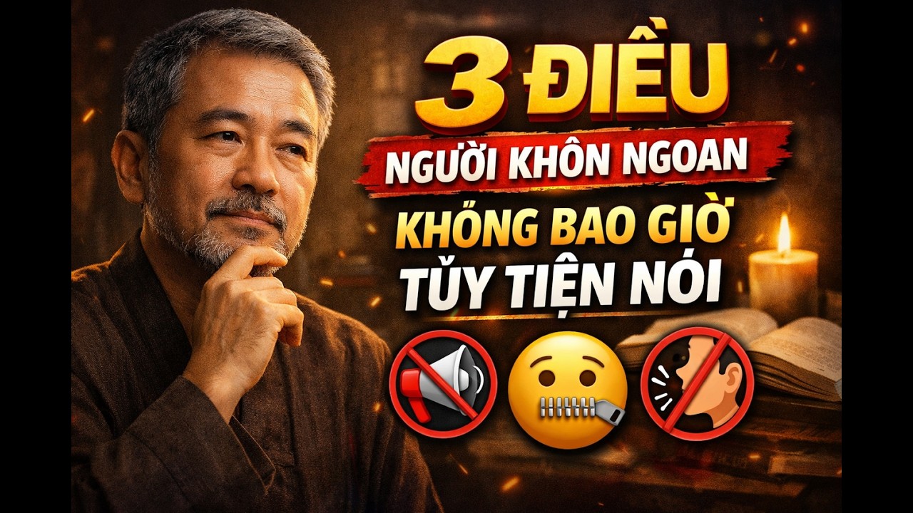 3 Điều Người Khôn Ngoan Không Bao Giờ Tùy Tiện Nói