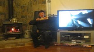 RE: Real Ninjutsu Ninja Sword Trick!